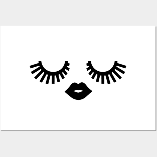 Eyelashes Posters and Art